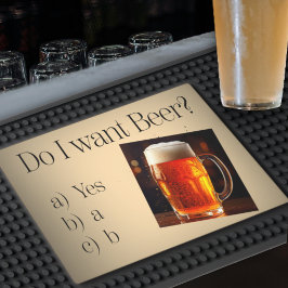 Eu quero cerveja teste engraçado ilustração cervej