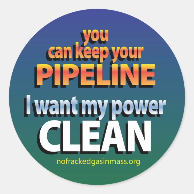 Eu quero minha folha de energia limpa de adesivos (Frente)