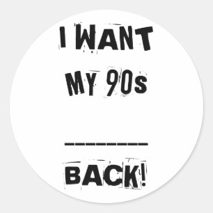 EU QUERO MINHAS etiquetas traseiras do _90s
