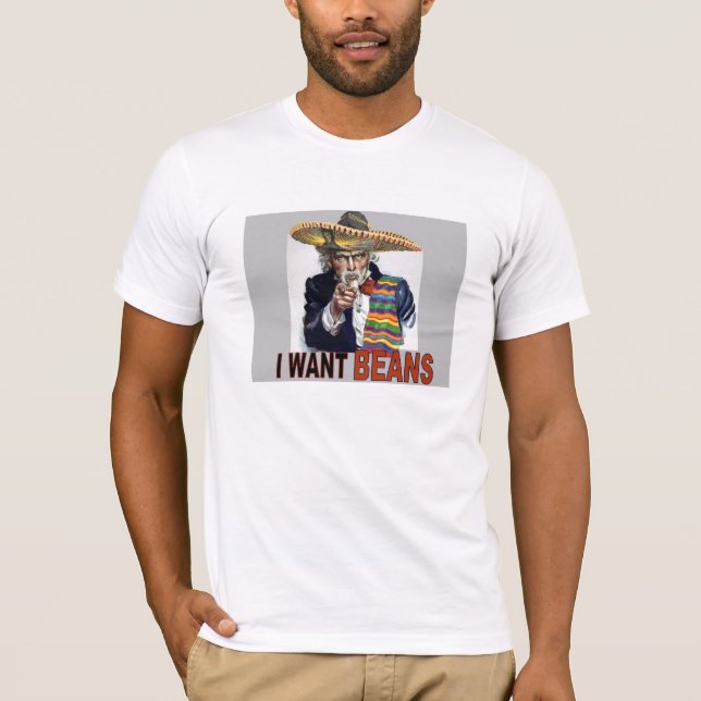 Eu quero o t-shirt dos feijões (Frente)