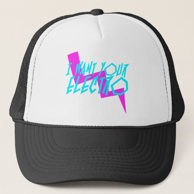 Eu quero seu electro boné do camionista (Frente)