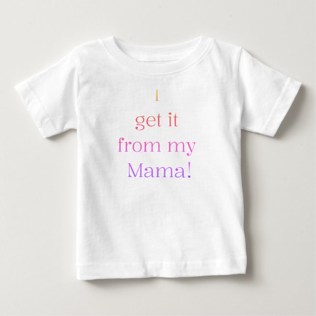 Eu recebo isso da minha camiseta engraçada de cria (Frente)