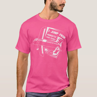 Eu Saí De Aviões Camisetas Para Homens De Paraqued