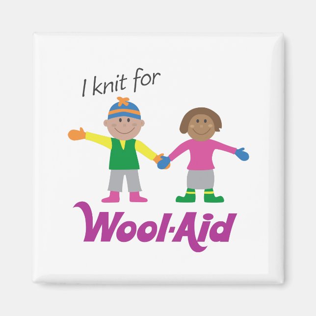 Eu sei para íman de Wool-Aid (Frente)
