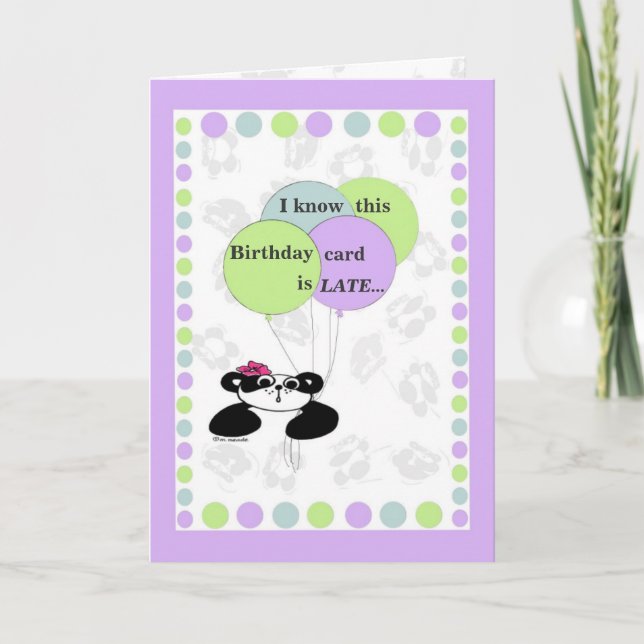 Eu sei que este cartão de aniversário está (Frente)