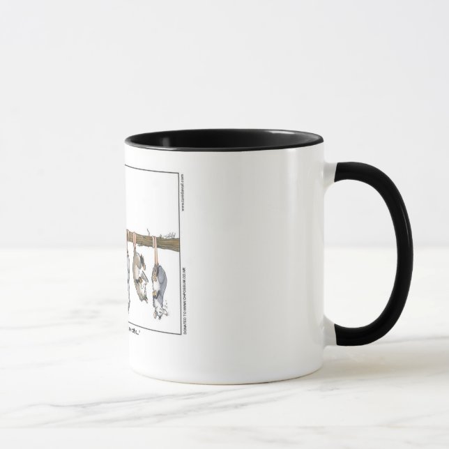"Eu sei que roubou caneca do meu café" (Direita)