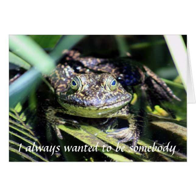 Eu Sempre Quis Ser Um Cartão De Alguém (Frente Horizontal)