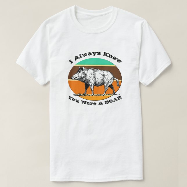 Eu Sempre Sabia Que Você Era Uma Camisa De Leitura (Frente do Design)
