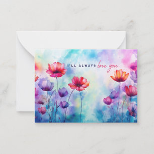 eu sempre vou amar você cartão postal