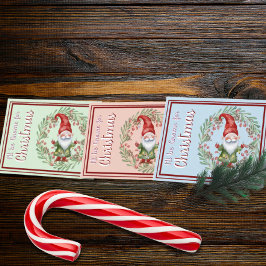 Eu serei Gnome para o Cartão de Água de Natal