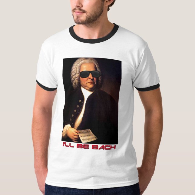 Eu serei t-shirt de Bach (Frente)