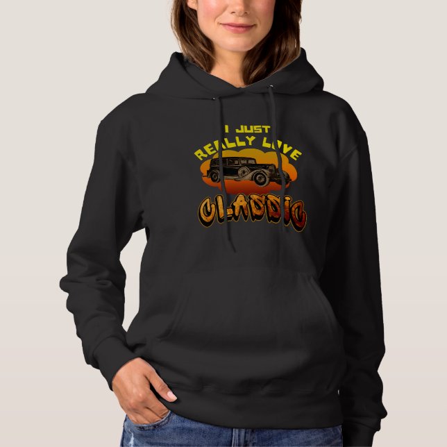 eu simplesmente amo muito camiseta clássica (Frente)