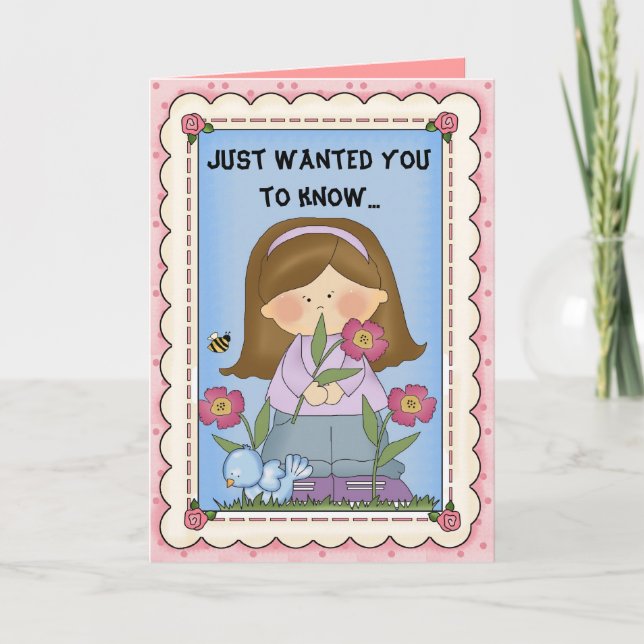 Eu sinto falta do seu cartão (Frente)