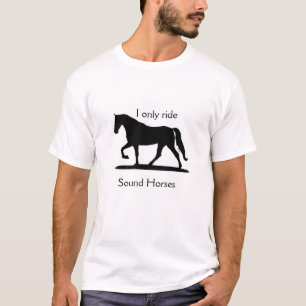 Eu só ando na Camiseta de Cavalos de Som