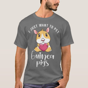 Eu só quero acariciar a Camiseta de Porco da Guiné