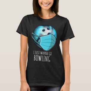 Eu Só Quero Ir Boliche Camisa Jogadora Boliche Eng