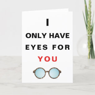 EU SÓ TENHO OLHOS PARA VOCÊ CARTÃO DE GANCHO