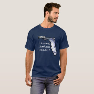 Eu sobrevivi à camisa 2017 de Irma do furacão