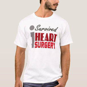 Eu sobrevivi à camisa da cirurgia cardíaca