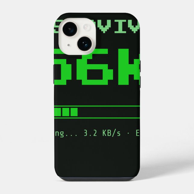 Eu Sobrevivi à Capa de Celular 56K (Verso)
