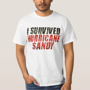 Eu sobrevivi ao t-shirt afligido Sandy do furacão