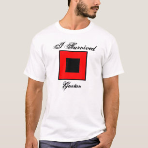 Eu sobrevivi ao t-shirt de Gustavo - parte