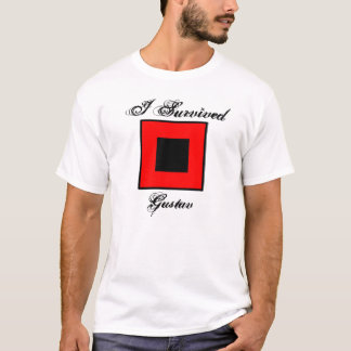 Eu sobrevivi ao t-shirt de Gustavo - parte