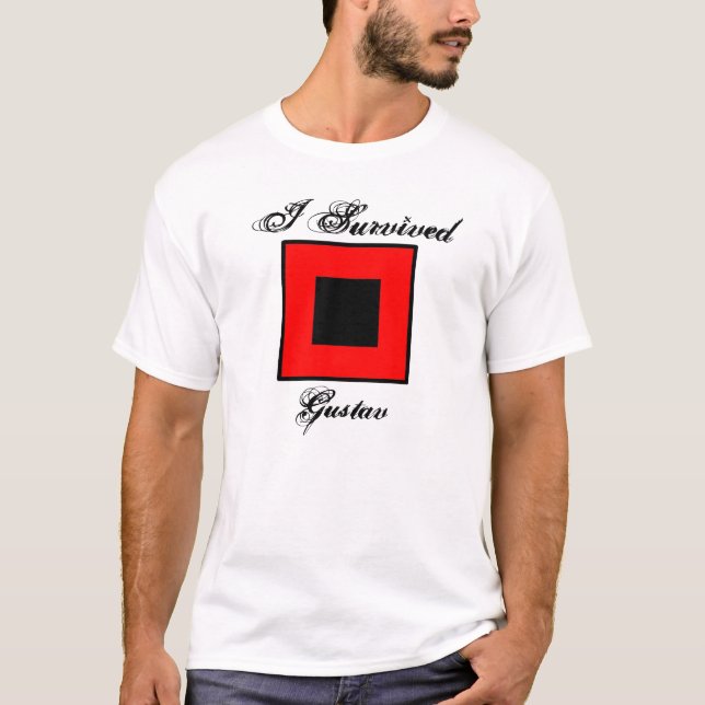 Eu sobrevivi ao t-shirt de Gustavo - parte (Frente)