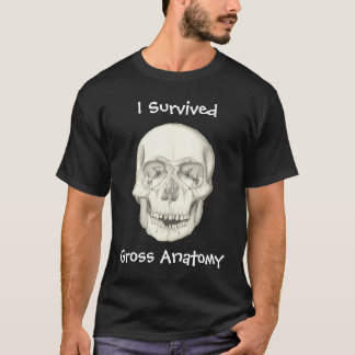 "Eu sobrevivi camisa escura à anatomia de