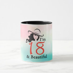 Eu sou 18 e a caneca bonita - LRG