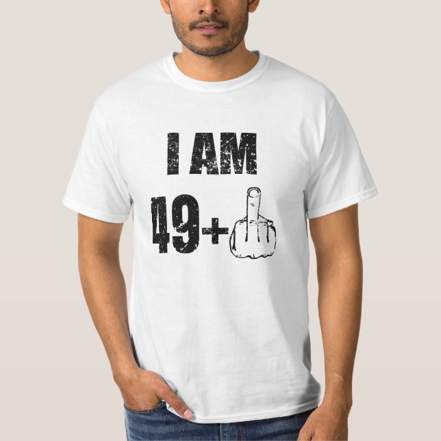 Eu sou 49 mais uma 50th camisa engraçada 67 dos (Frente)