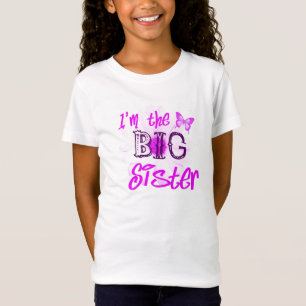 Eu sou a camiseta da Big Sister Kids