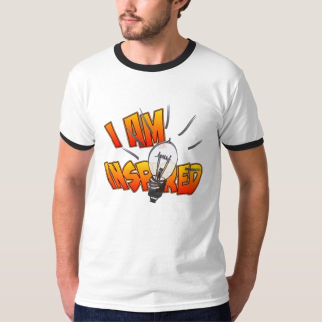 Eu sou a camiseta de desenho animado masculino (Frente)