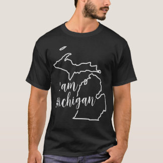Eu Sou a Camiseta Masculina de Michigan