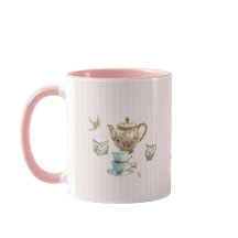 Eu sou a Caneca de Café Inspirada no Chá – Rosa &