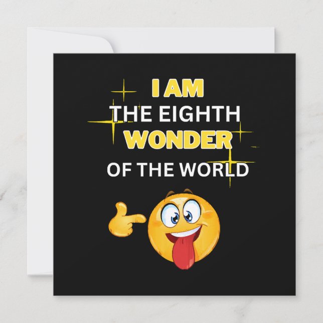Eu sou a oitava maravilha do mundo (Frente)