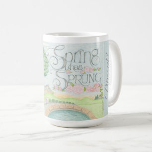 EU Sou Abencoado! Caneca de Café da Primavera Cheg