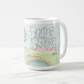 EU sou abençoado! Caneca de café da primavera cheg