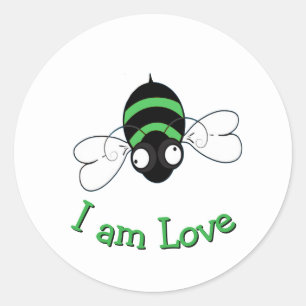 Eu Sou Adesivo Abelha do Amor