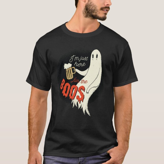 Eu sou apenas aqui para o t-shirt das vaias (Frente)