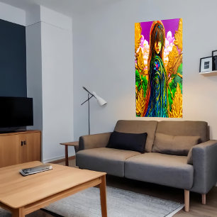 Eu sou apenas um triste do dia   AI Art Poster