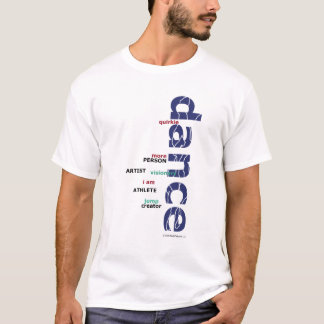 Eu sou camisa do músculo da dança