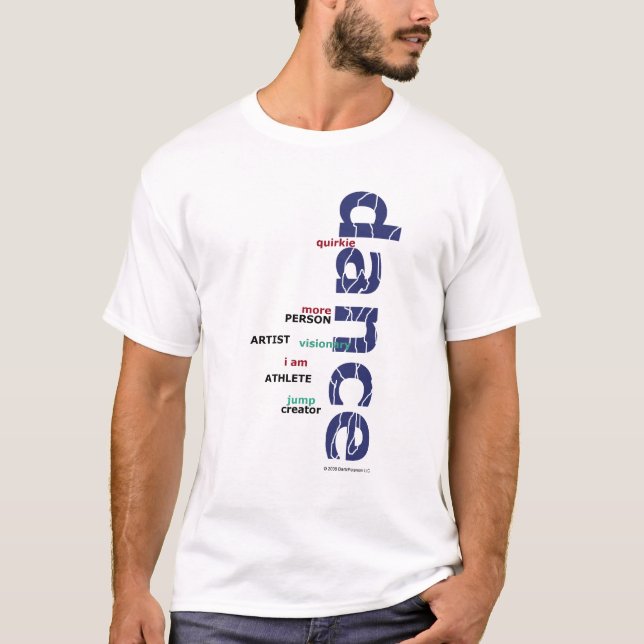Eu sou camisa do músculo da dança (Frente)