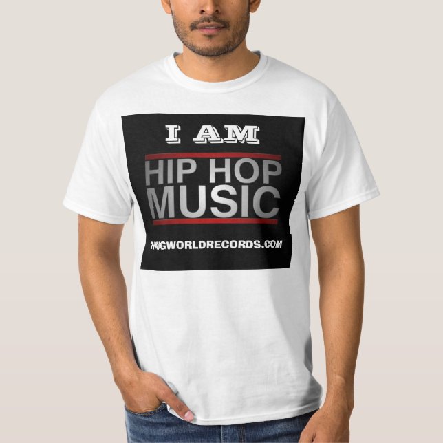 Eu sou camisas dos ganhos do hip-hop (Frente)