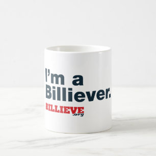 "Eu sou caneca de café de um Billiever"