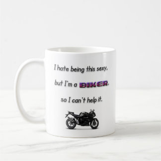 "Eu sou caneca de café de um MOTOCICLISTA"