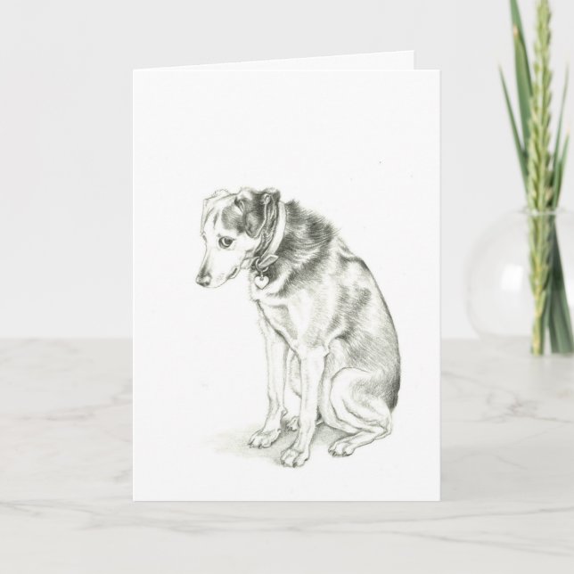 "Eu sou" cartão pesaroso de Dixie (Frente)