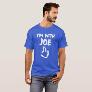 Eu sou com camisa de Joe - azul marinho