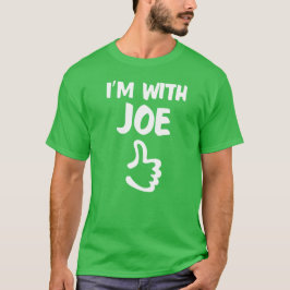 Eu sou com camisa de Joe - verde do trevo
