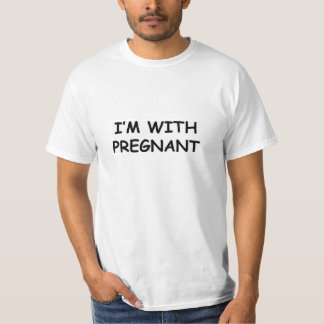 "Eu sou com o grávido/pai a ser" t-shirt